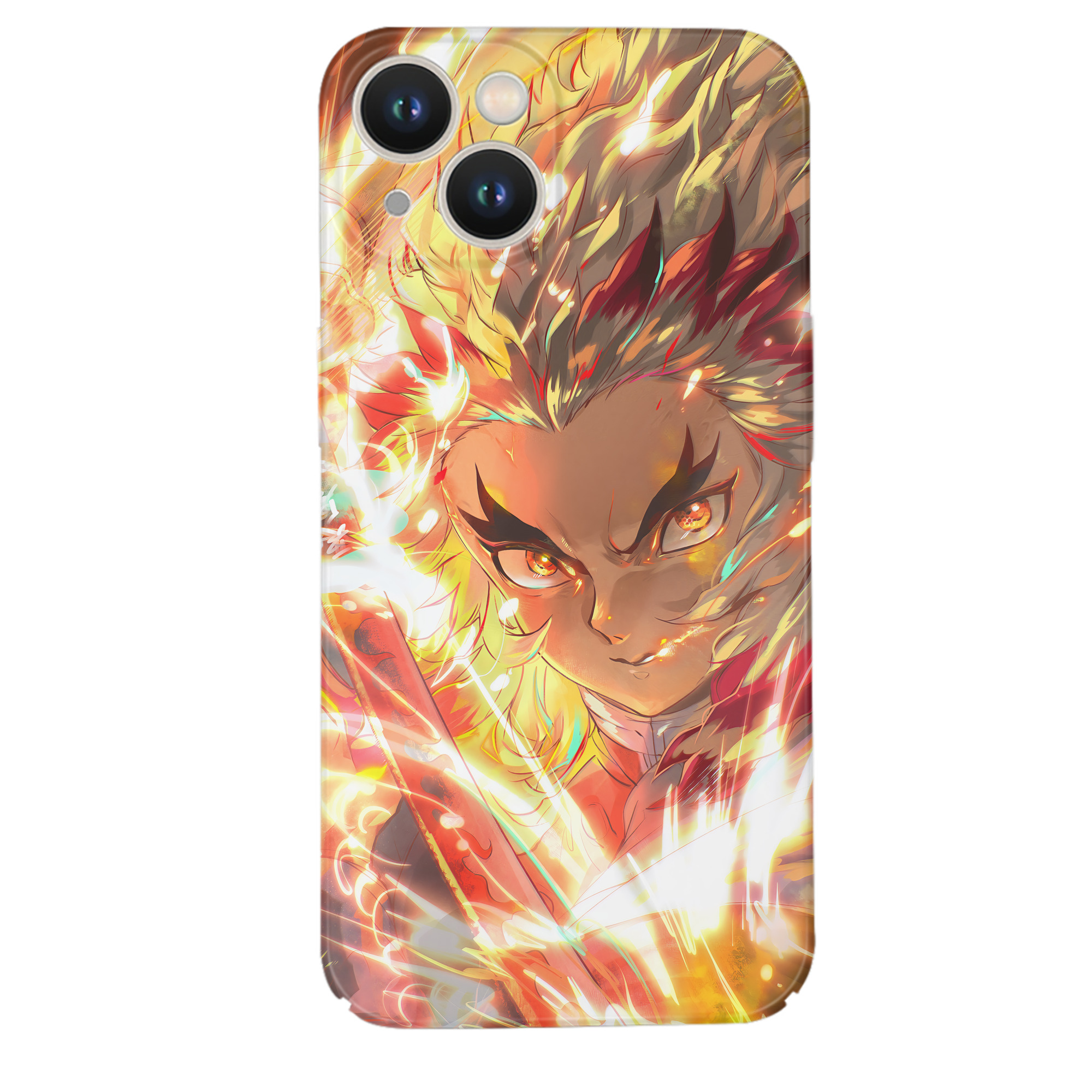 （画像用） 炎柱-煉󠄁獄 杏寿郎／れんごく きょうじゅろう Rengoku Kyoujurou 【iPhone 14シリーズ対応】ハードケース